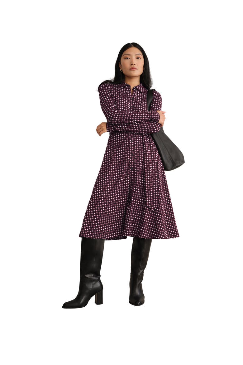 Clarice Printed Midi Dress
