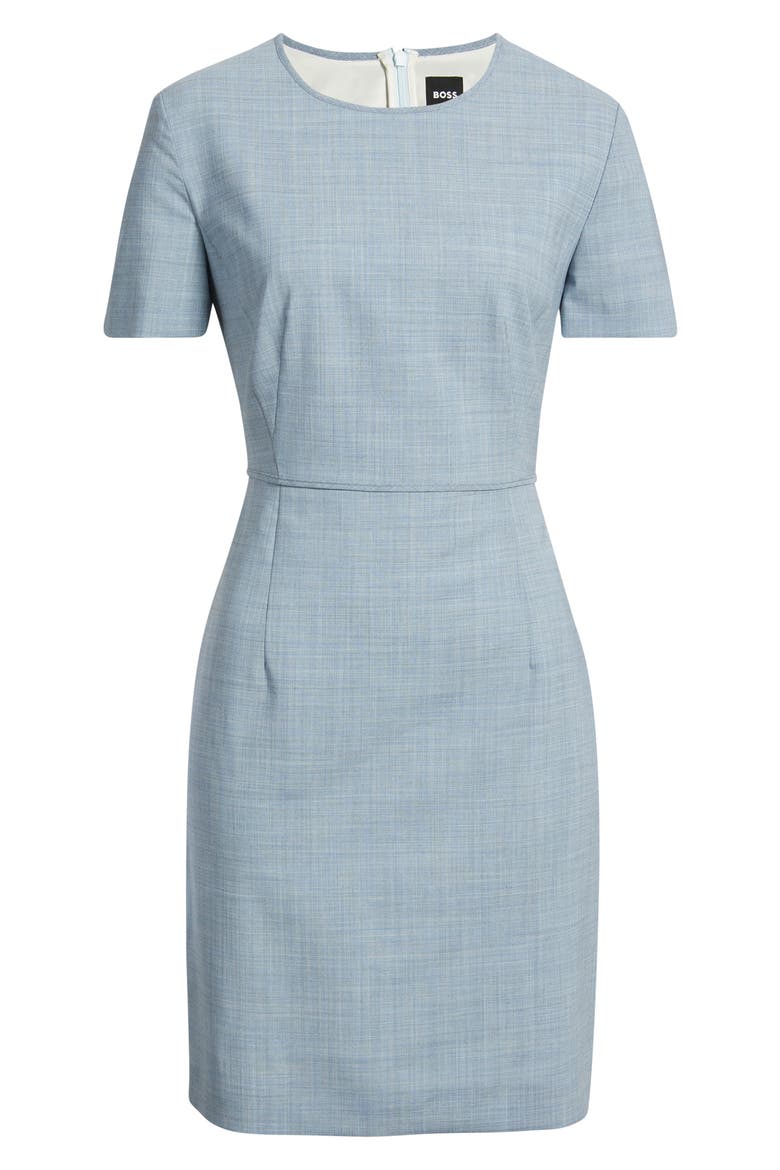 Dunera Virgin Wool Sheath Dress
