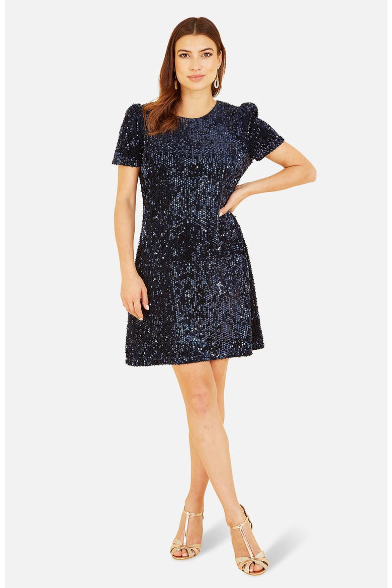 Sequin Tunic Mini Dress