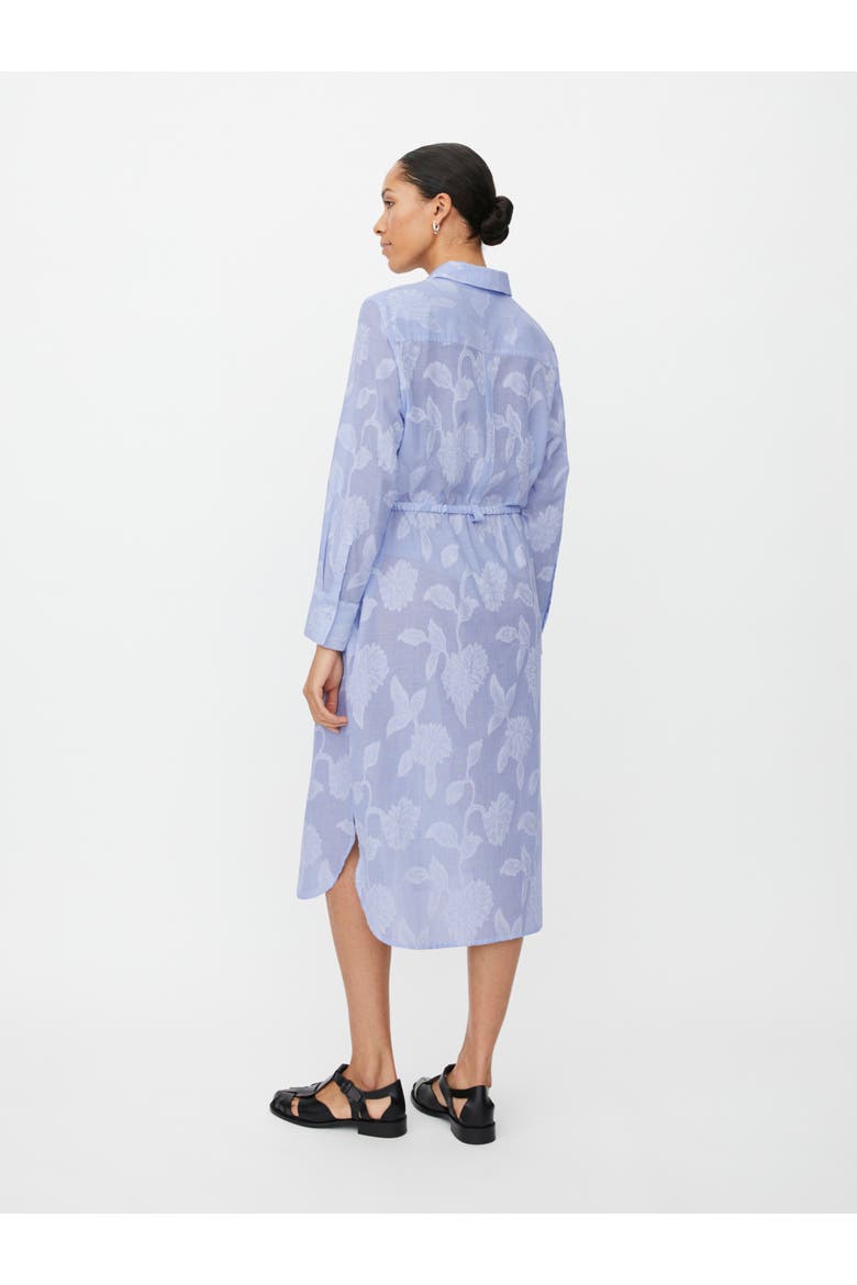 MaNivalina Floral Print Midi Shirt Dress