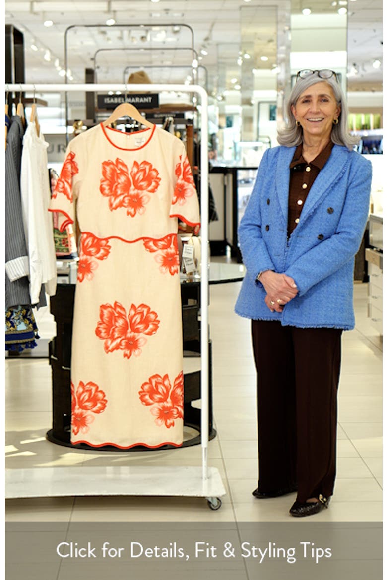 Sonia Floral Print Midi Dress