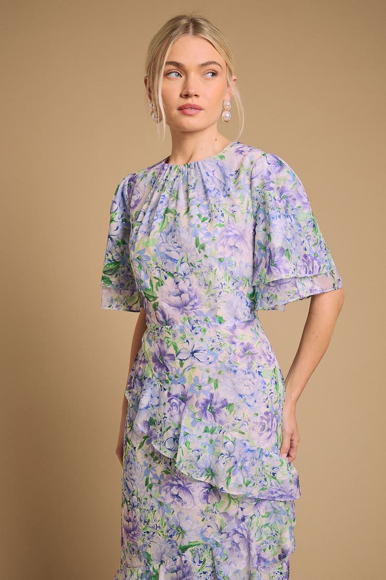 Occasion Flora Jacquard Midi Dress