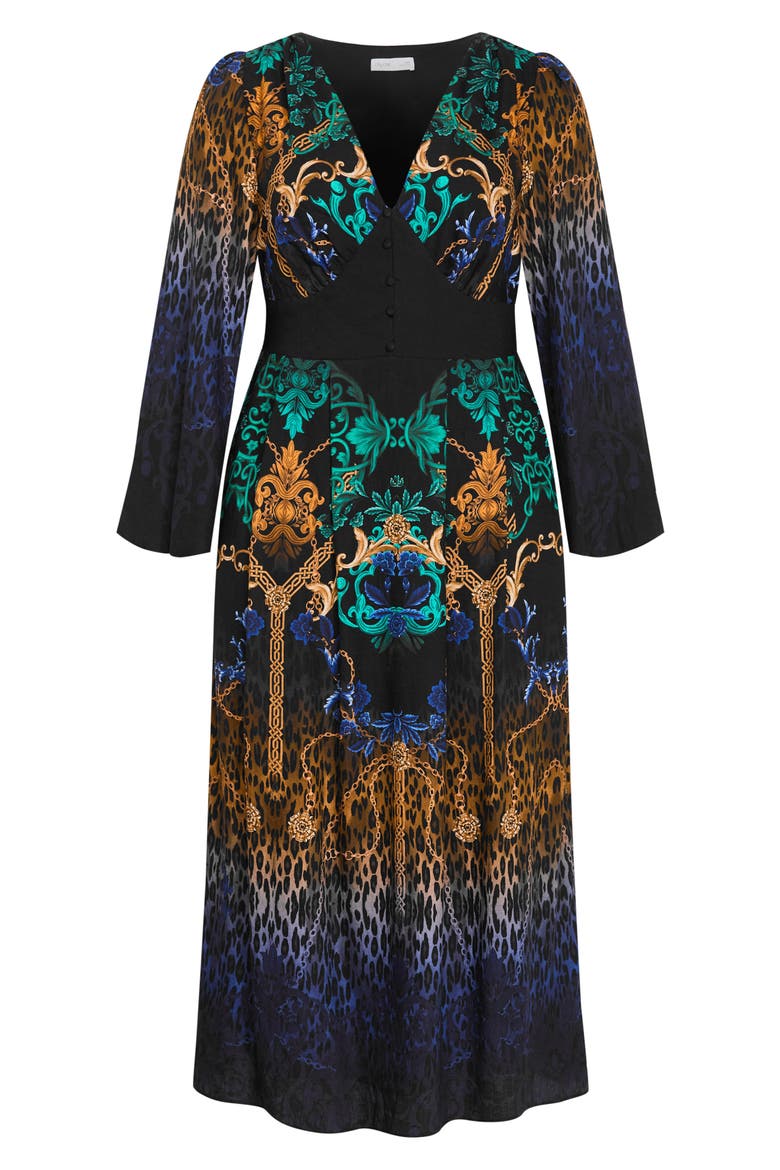 Ayanna Long Sleeve Maxi Dress