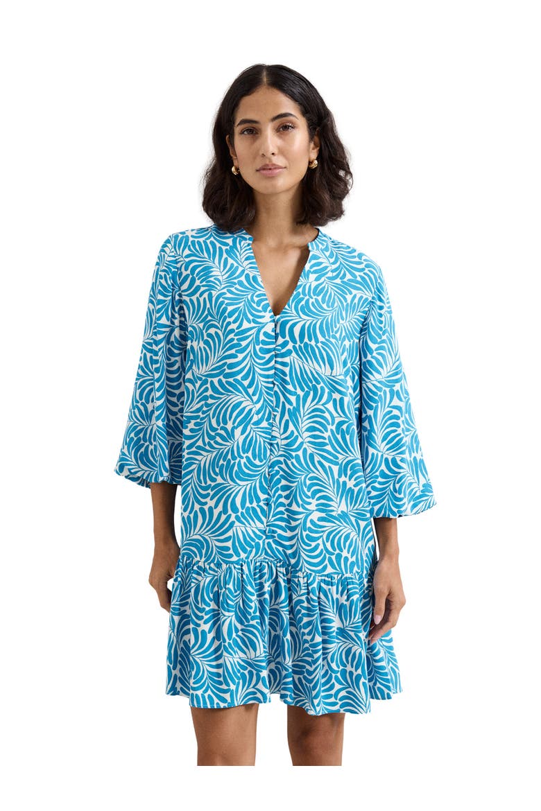 Phoebe Tiered Hem V-Neck Mini Dress