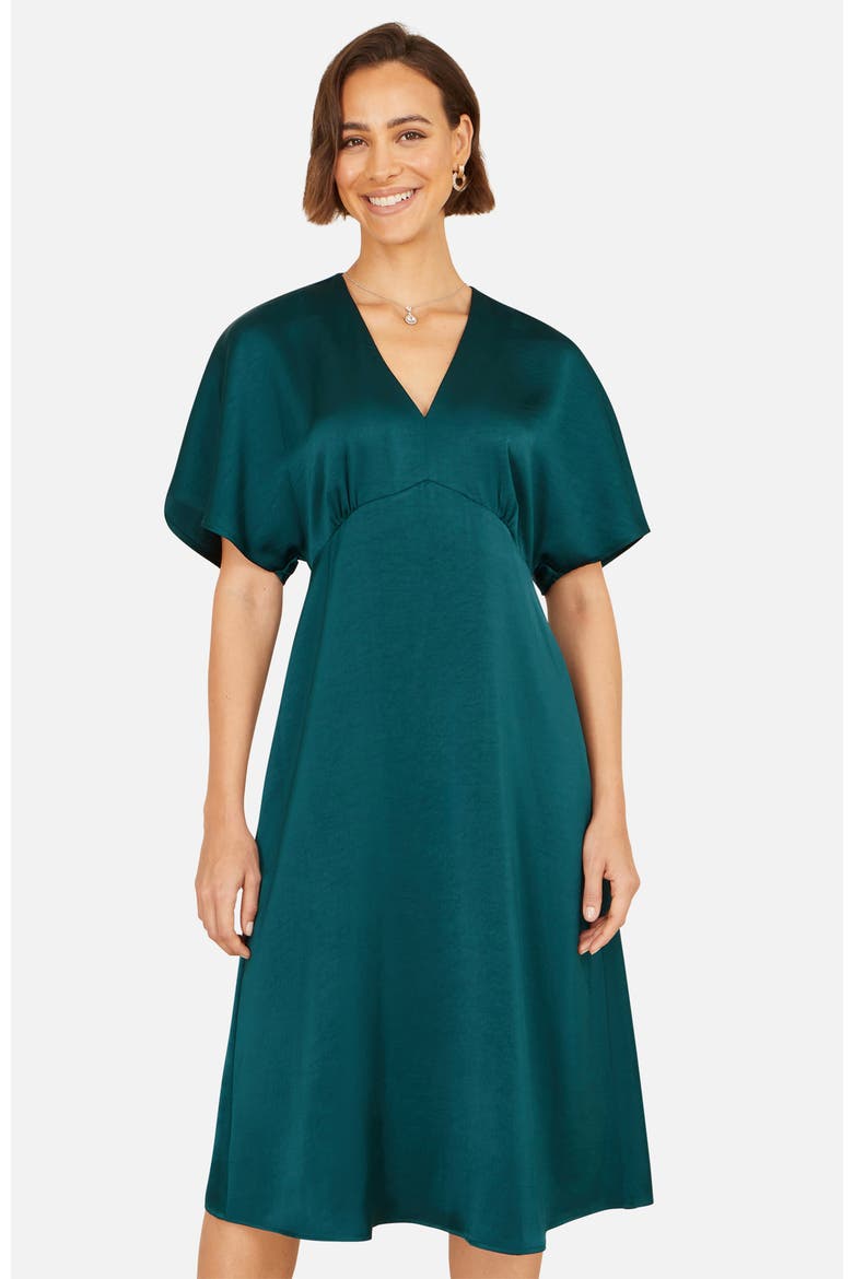 Satin Midi Dress