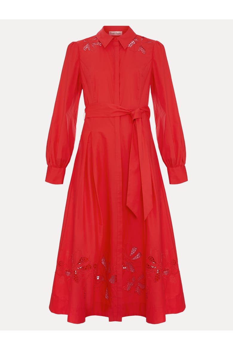 Kim Cutwork Hem Midi Dress