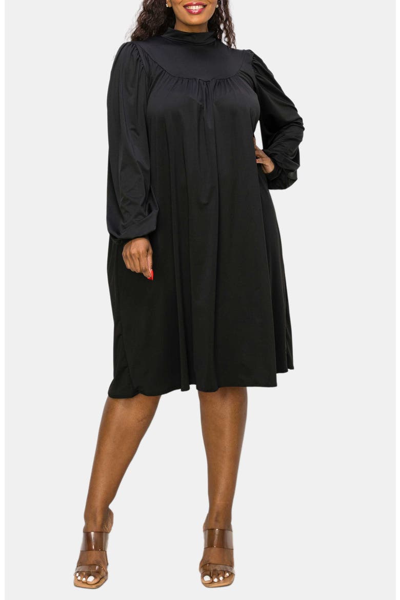 Amal Long Sleeve Stretch Dress