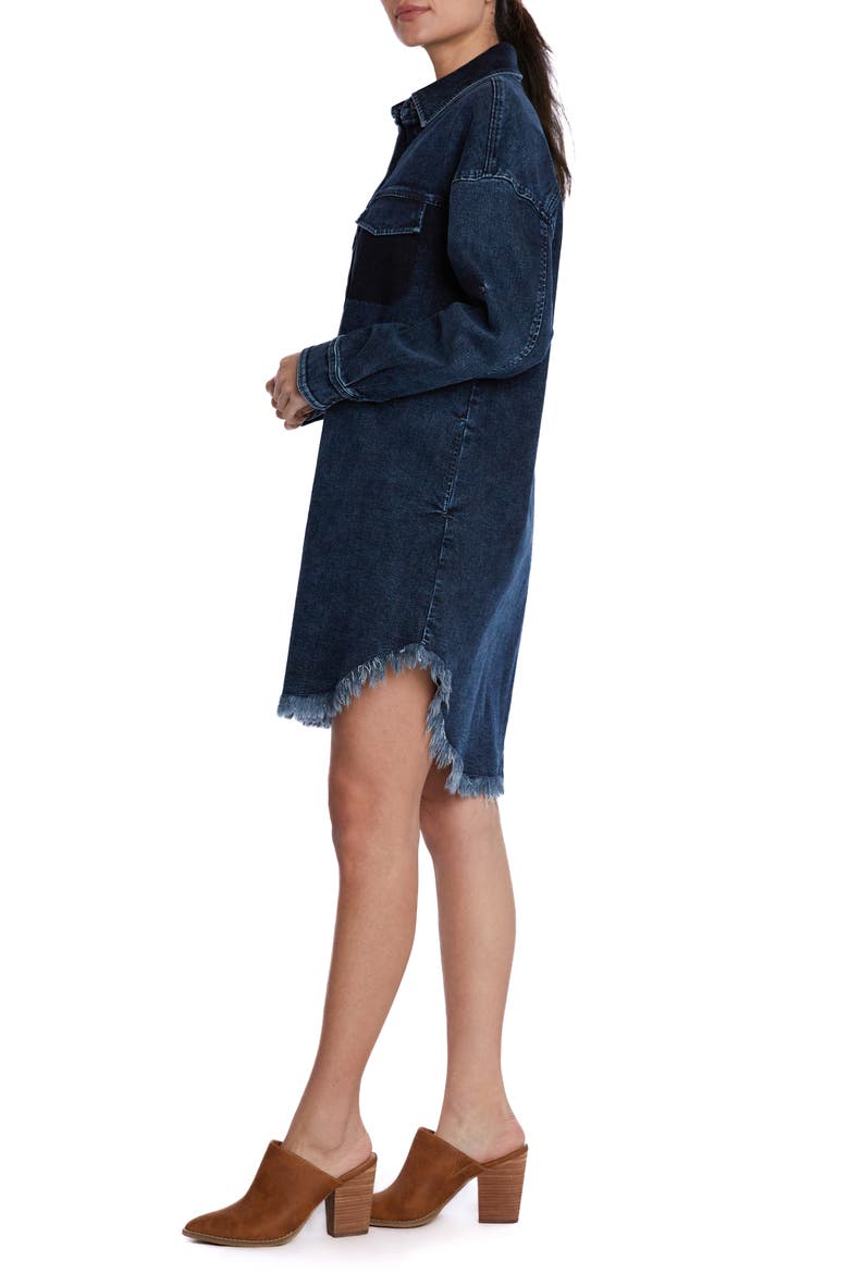 Denim Mini Shirtdress
