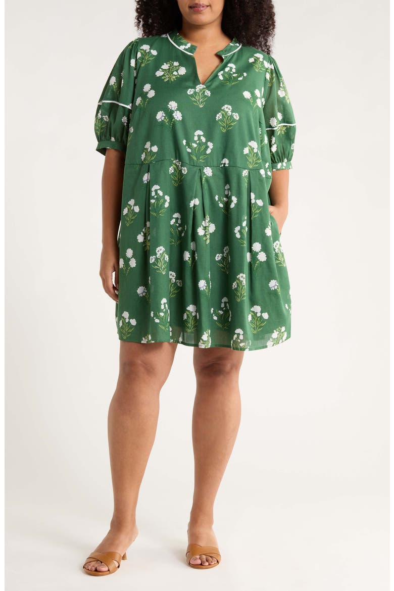 Kestrel Floral Fawna Cotton Shift Dress