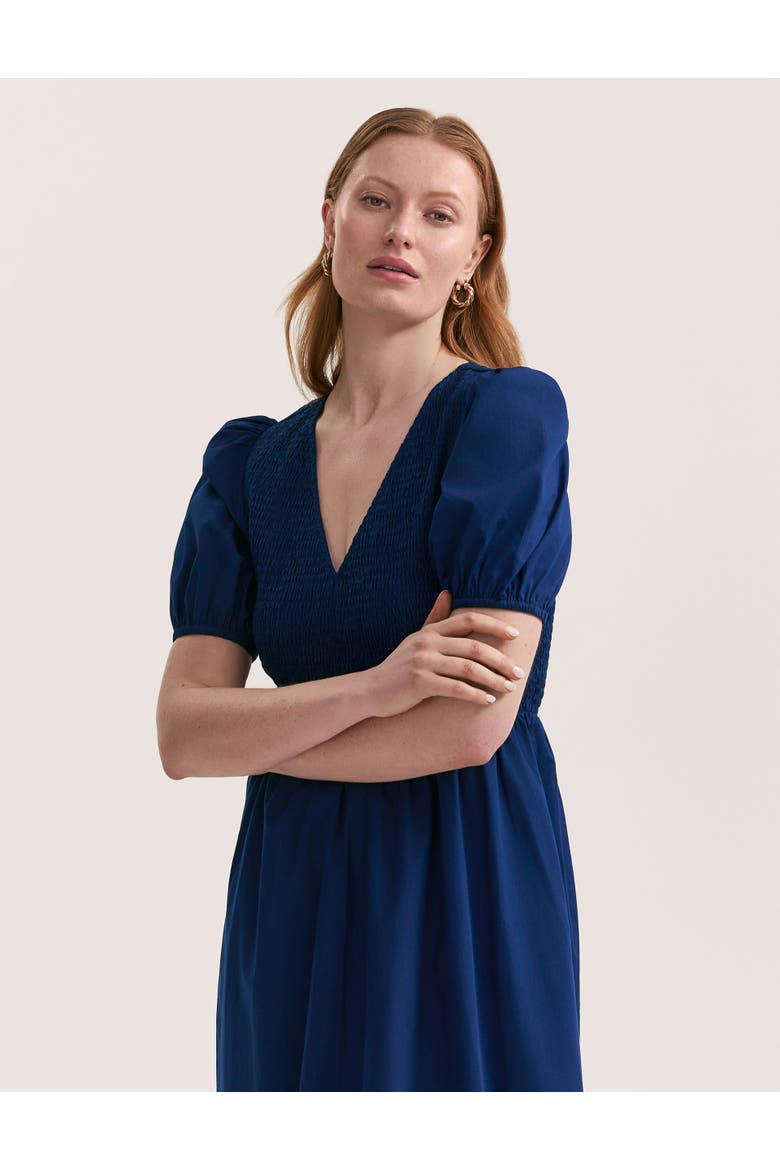 Jamilla Short Sleeve Cotton Midi Dress