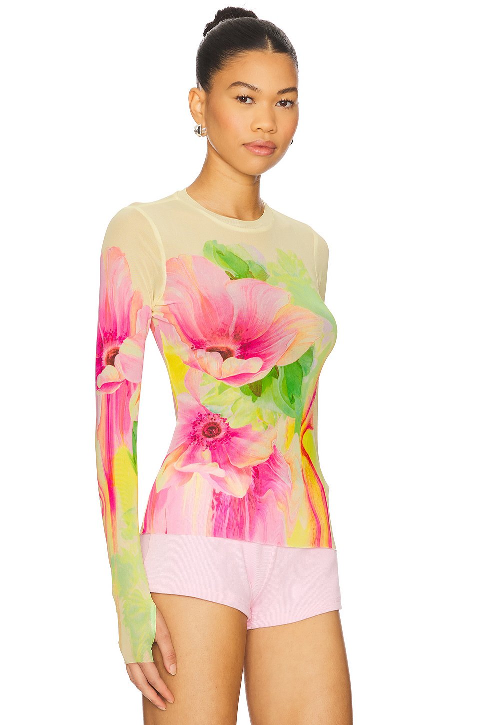 AFRM Kaylee Top in Butter Peony - Image 2