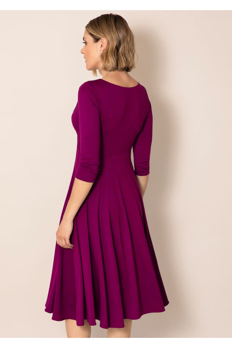 Annie Fit-Flare Midi Dress