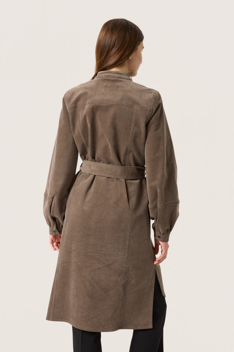 Slhelle Corduroy Knee Length Shirt Dress