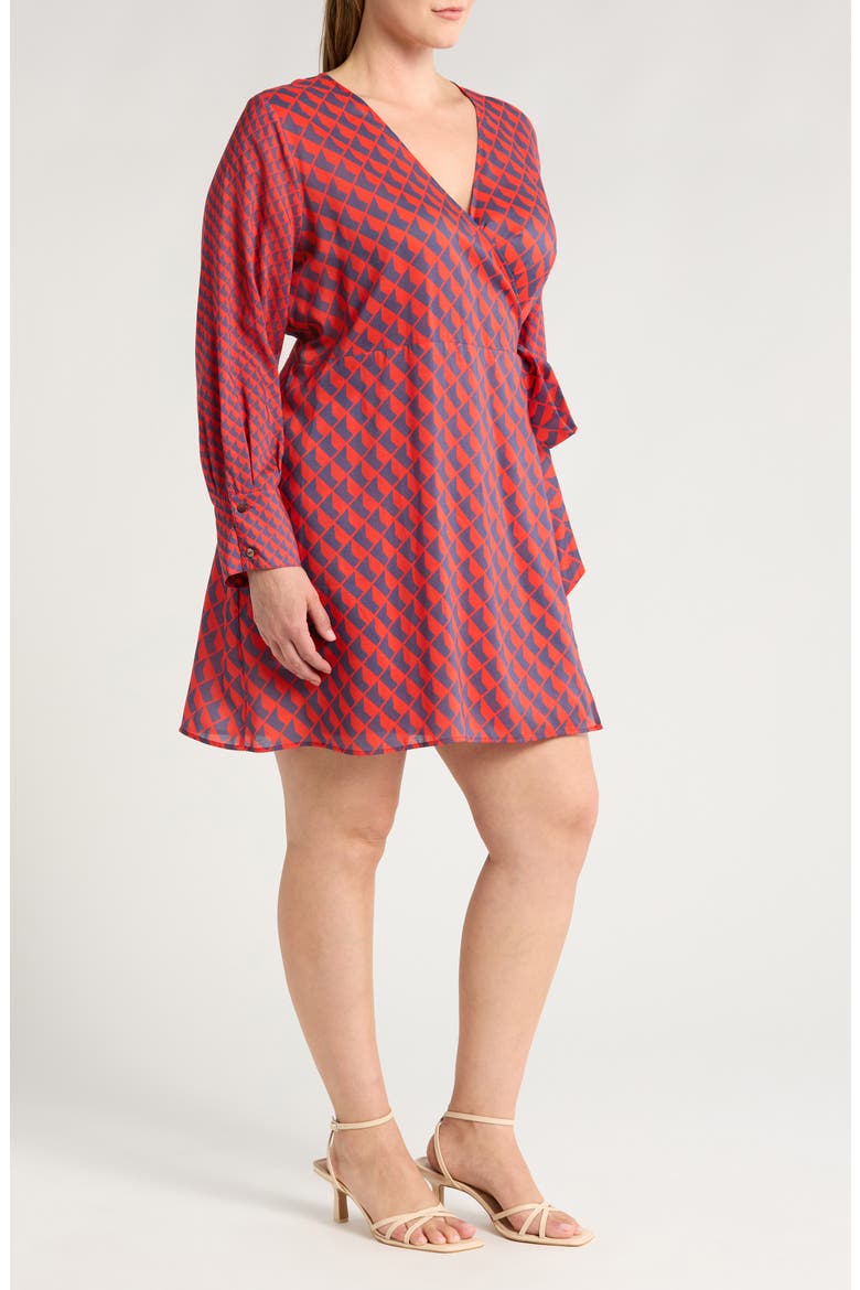 Althea Long Sleeve Wrap Dress