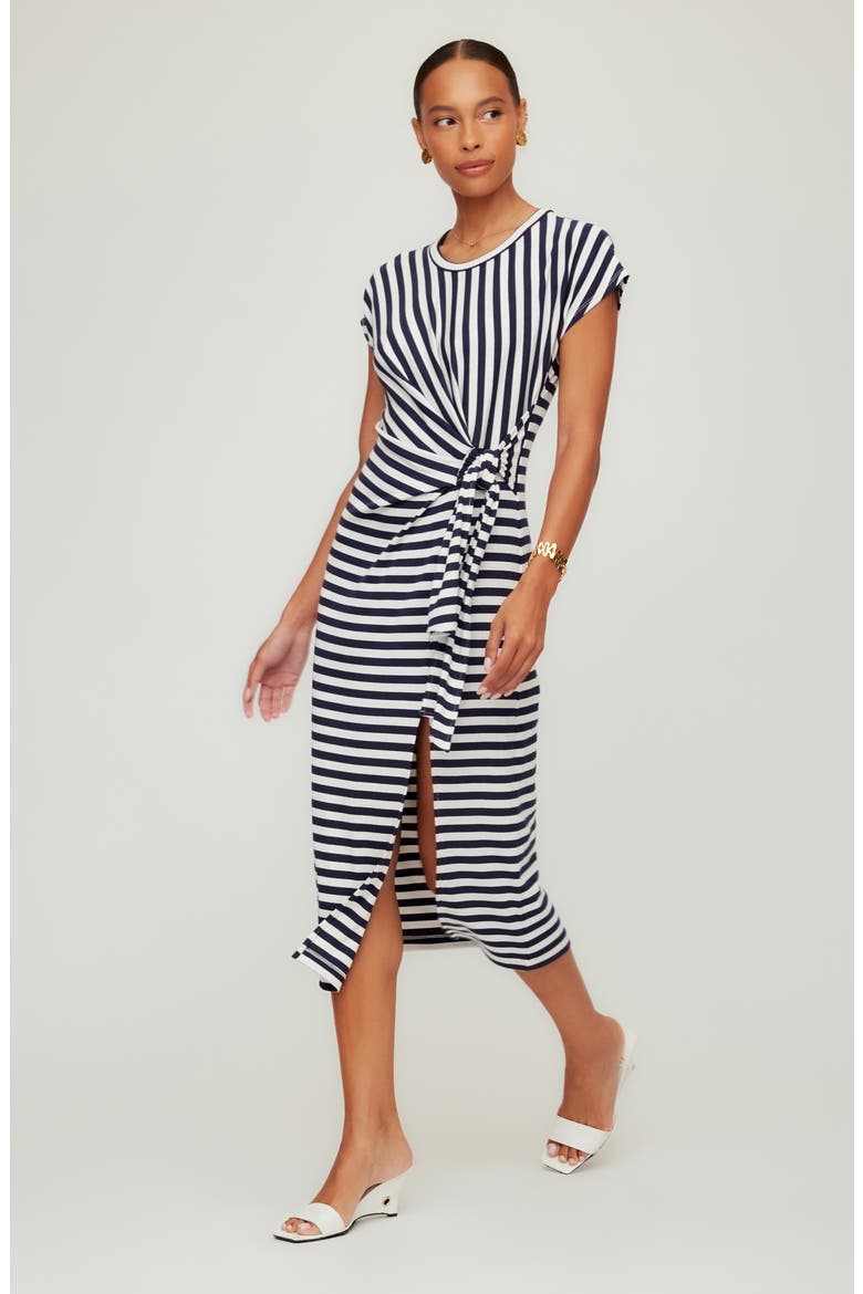 Marisa Side Knot Midi T-Shirt Dress