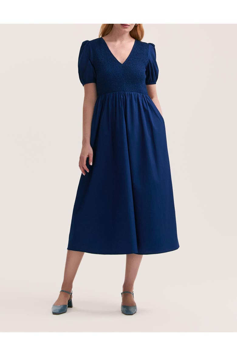 Jamilla Short Sleeve Cotton Midi Dress