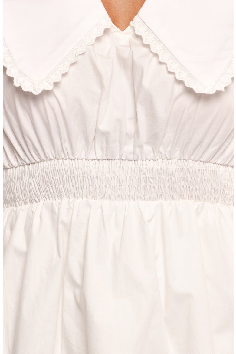 Nerida Long Sleeve Cotton Minidress