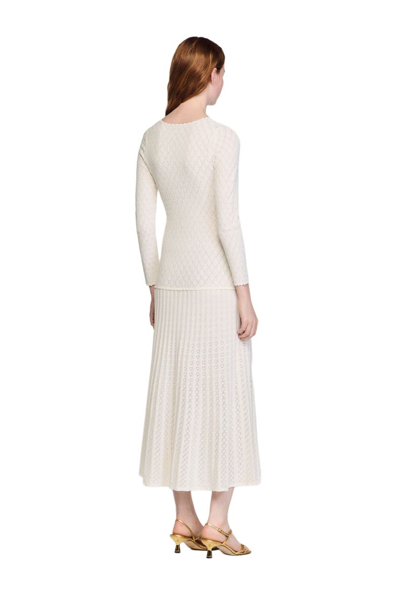 Fancy knit maxi dress