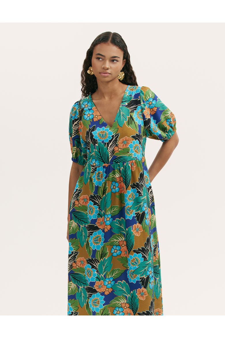 Logan Floral Midi Dress