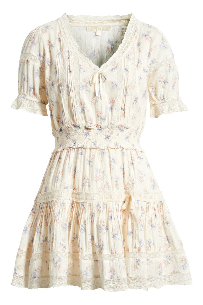 Devella Lace Trim Minidress