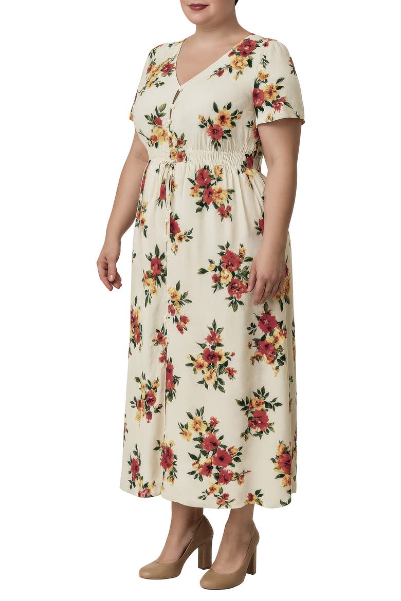 Floral Midi Shirtdress