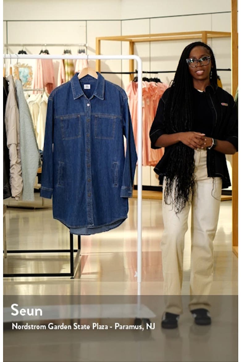 Oversize Denim Shirtdress