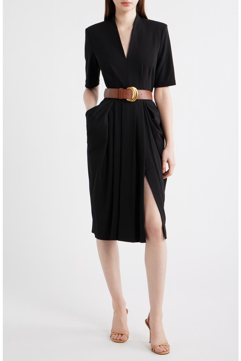 Belted Sheath Dress