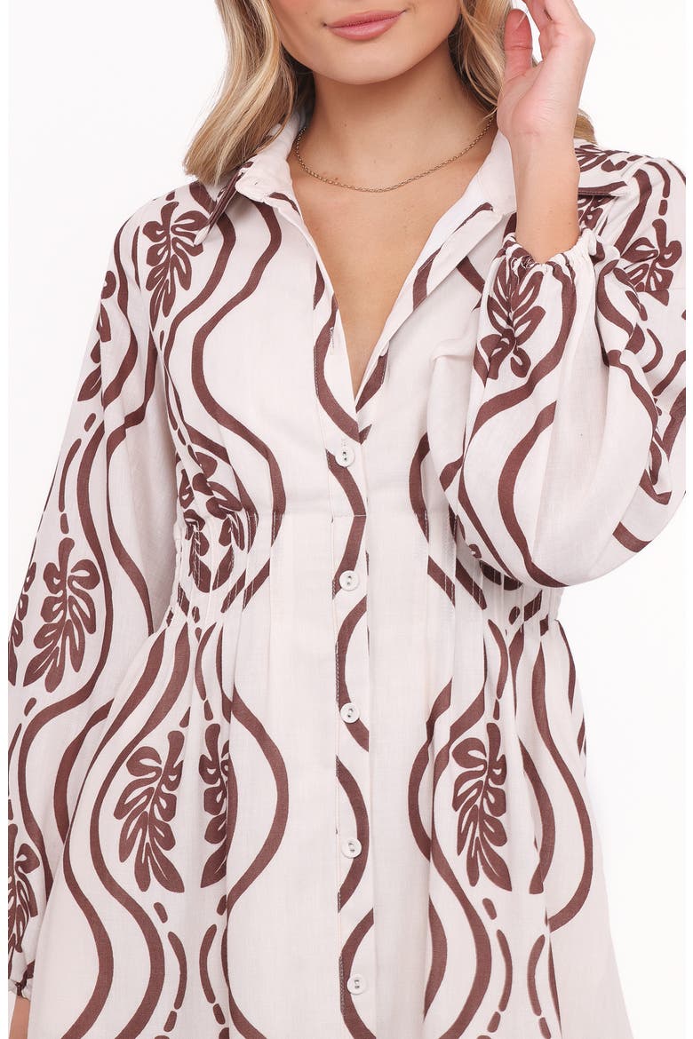 Lira Long Sleeve Midi Shirtdress