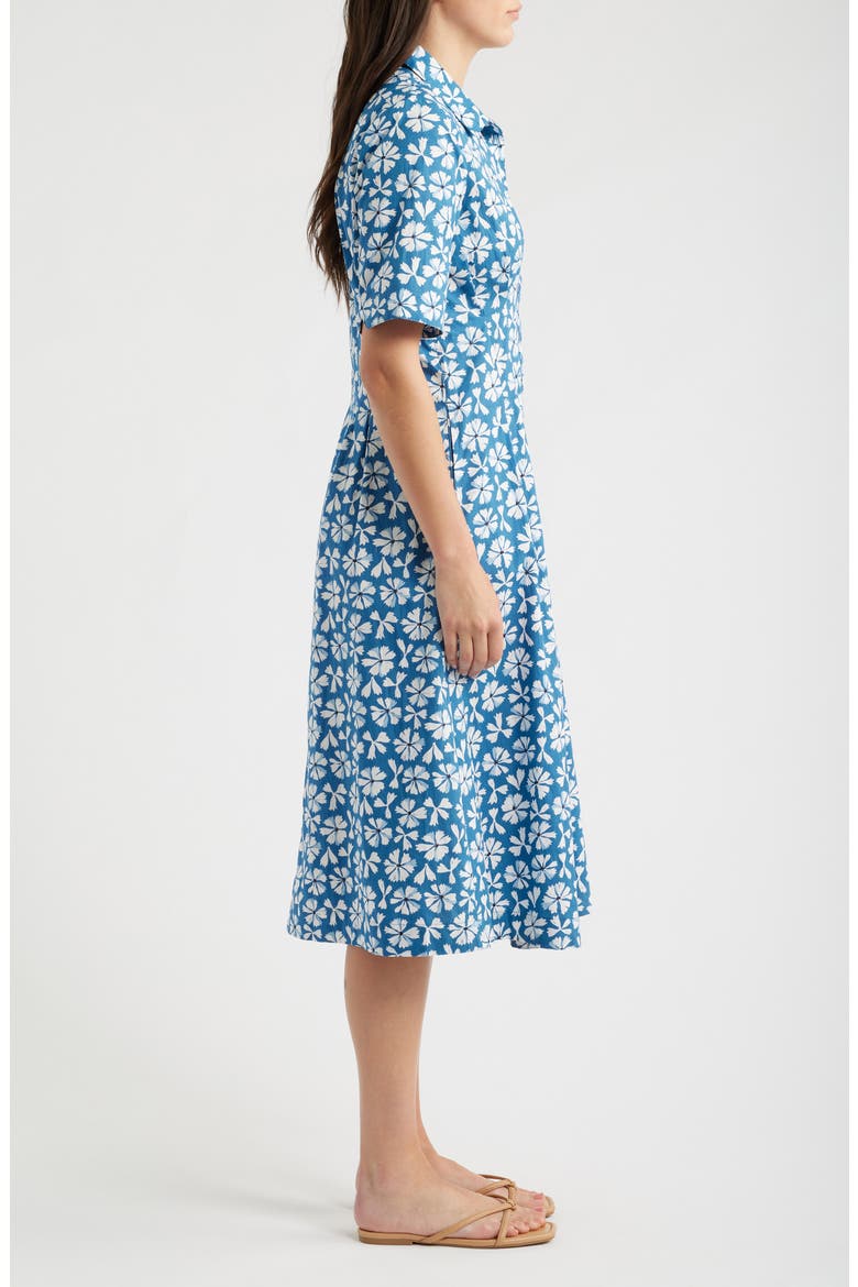 Organic Cotton Midi Shirtdress