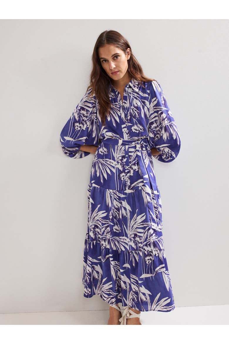 Coralie Print Shirt Midaxi Dress