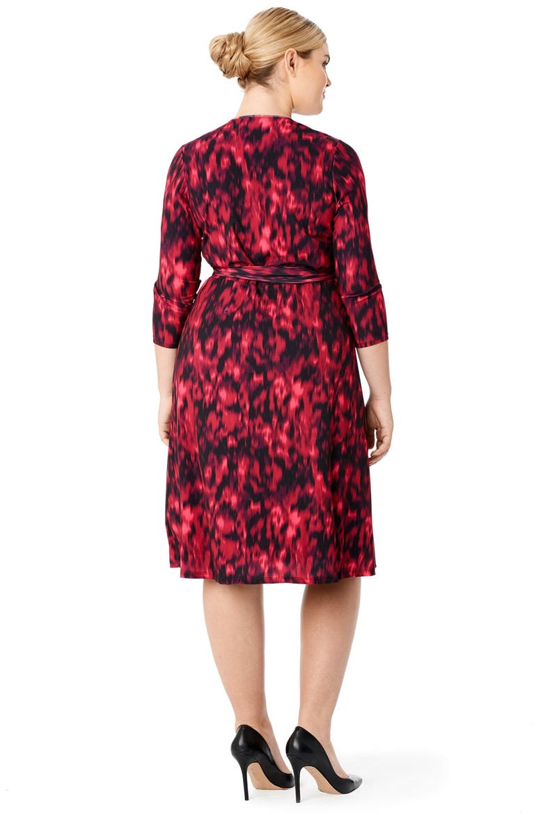 Print Jersey Wrap Dress