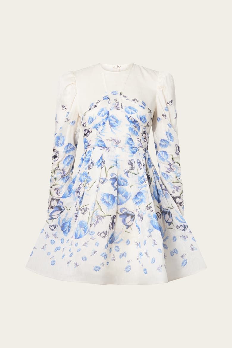 Leoni Silk Blend Mini Dress
