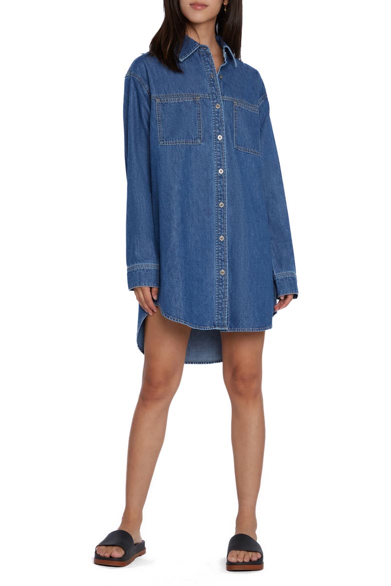 Oversize Denim Shirtdress
