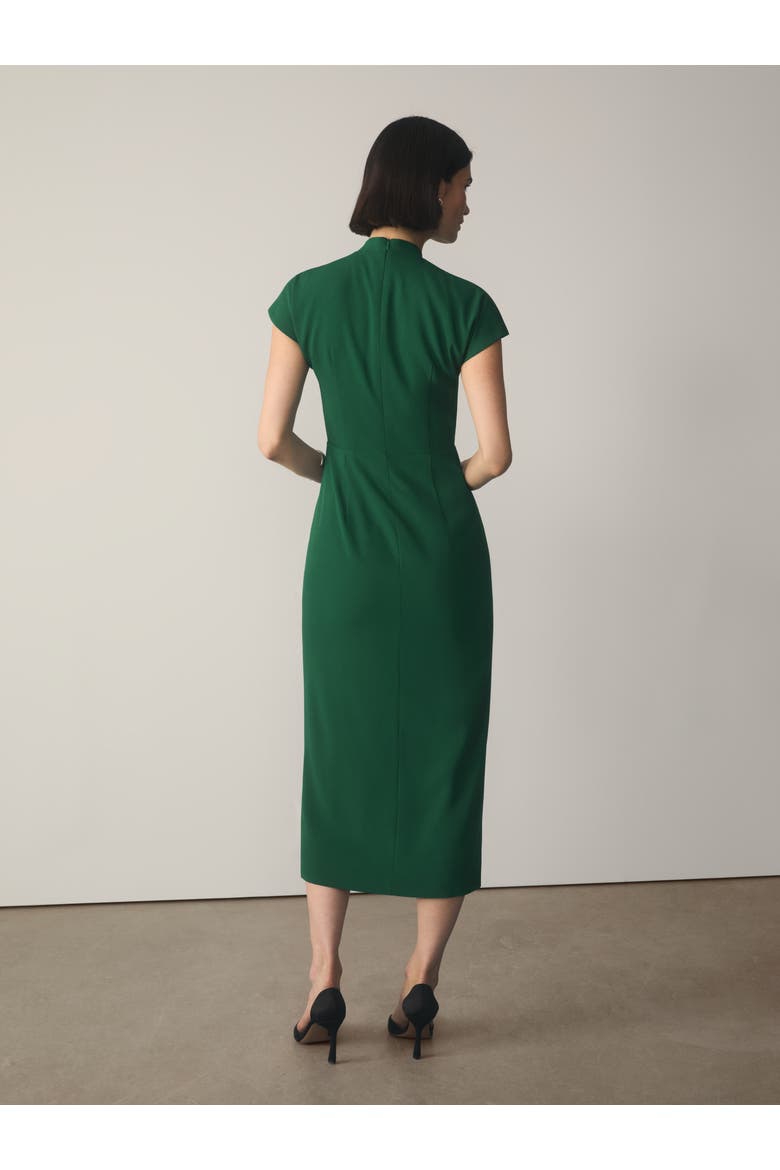 Rossano Short Sleeve High Neck Dress