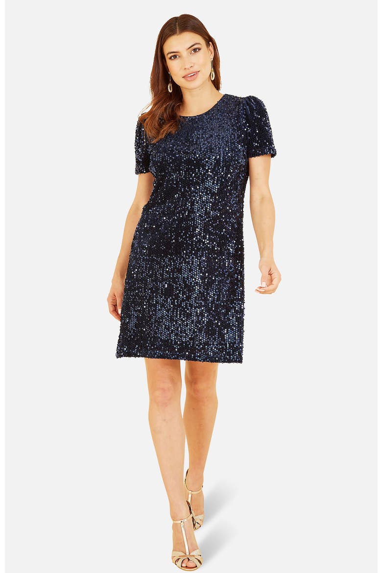 Sequin Tunic Mini Dress