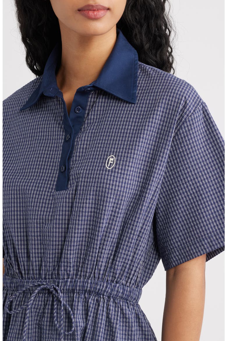 Aeeurra Checkered Cotton Minidress