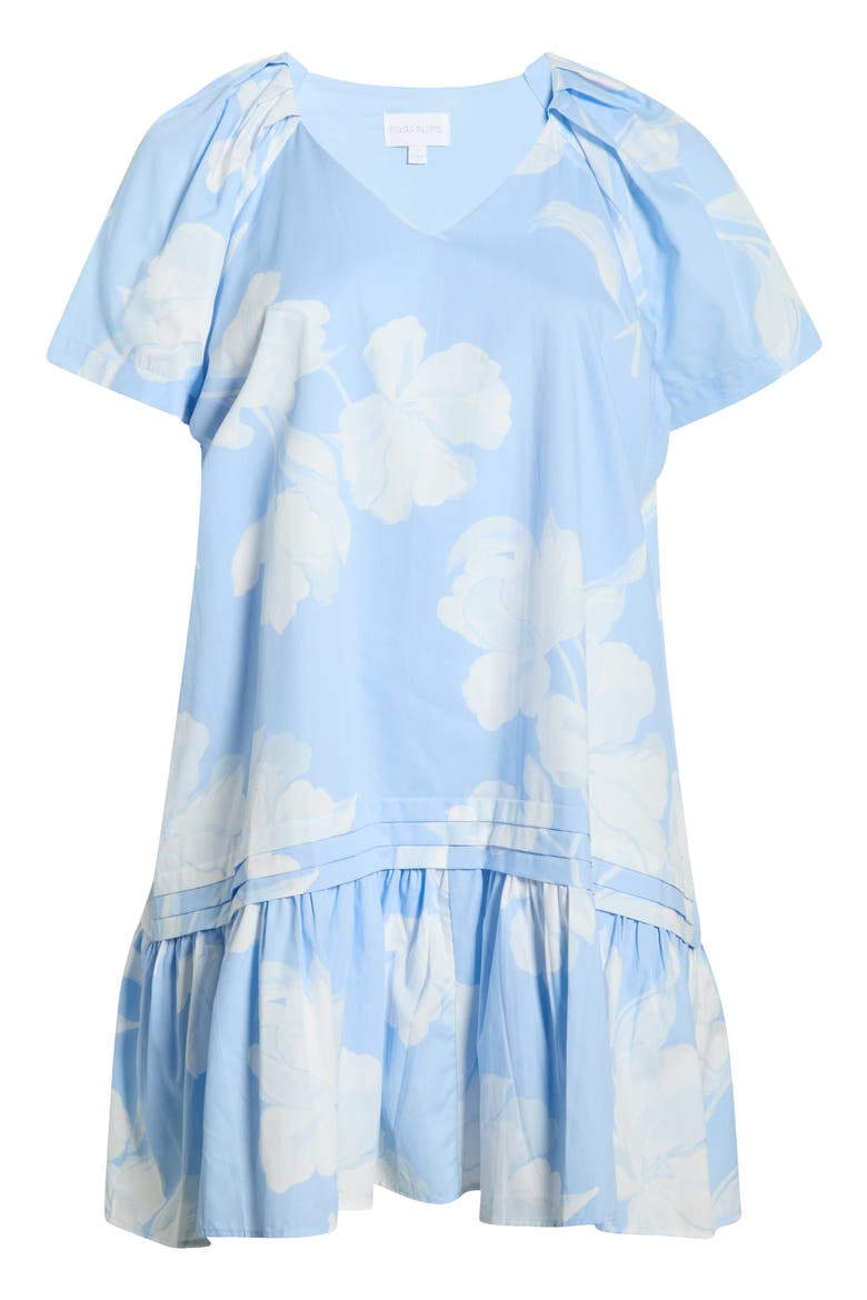 Afina Floral Seruma Shift Minidress