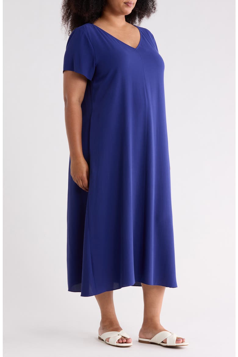 Silk Midi Dress
