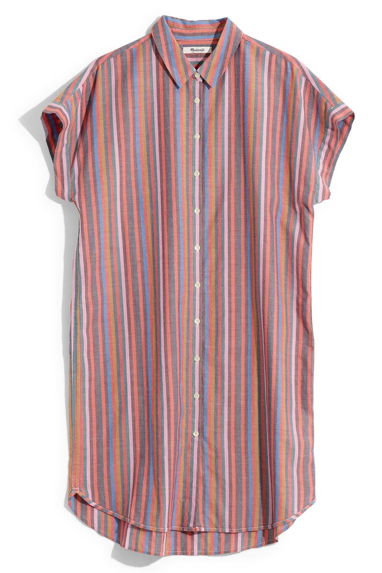 Stripe Central Shirtdress