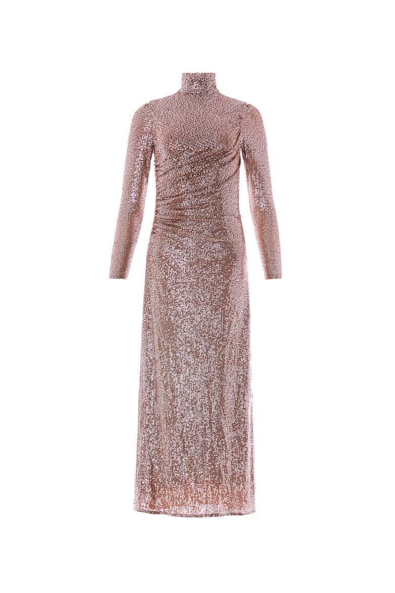 Malia Turtleneck Ankle Gown