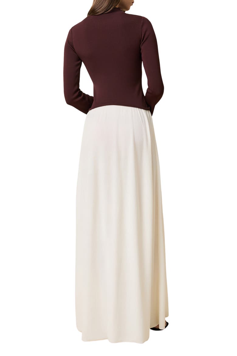 The Soglio Long Sleeve Maxi Swetter Dress