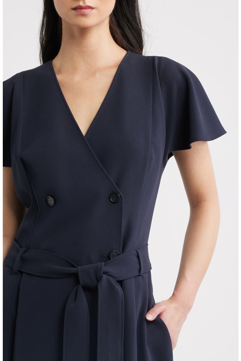 Datrena Trench Midi Dress