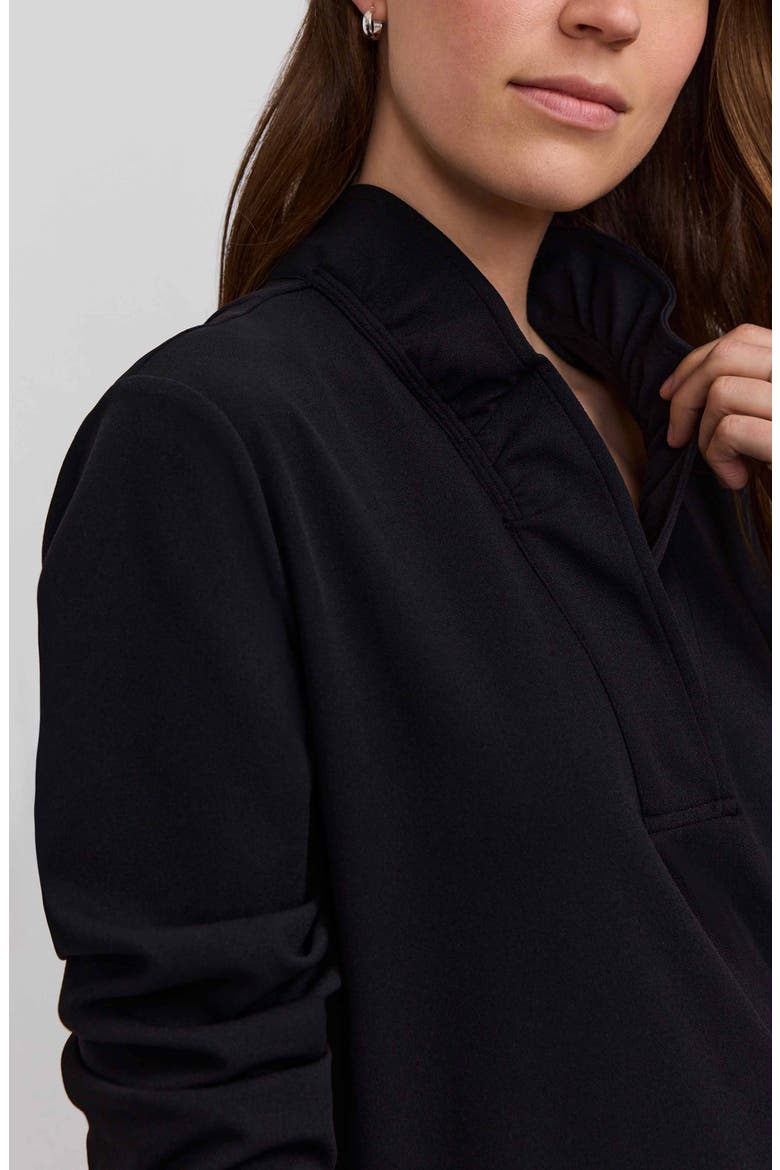 Tammy Long Sleeve Crepe Shirtdress