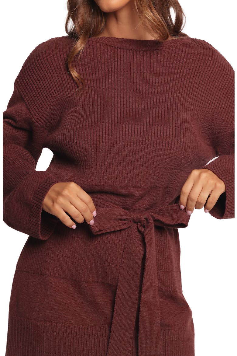 Lucca Long Sleeve Mini Sweater Dress