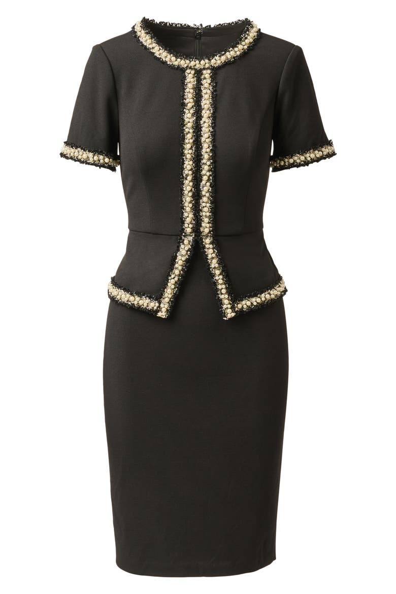 Crepe Sheath Dress