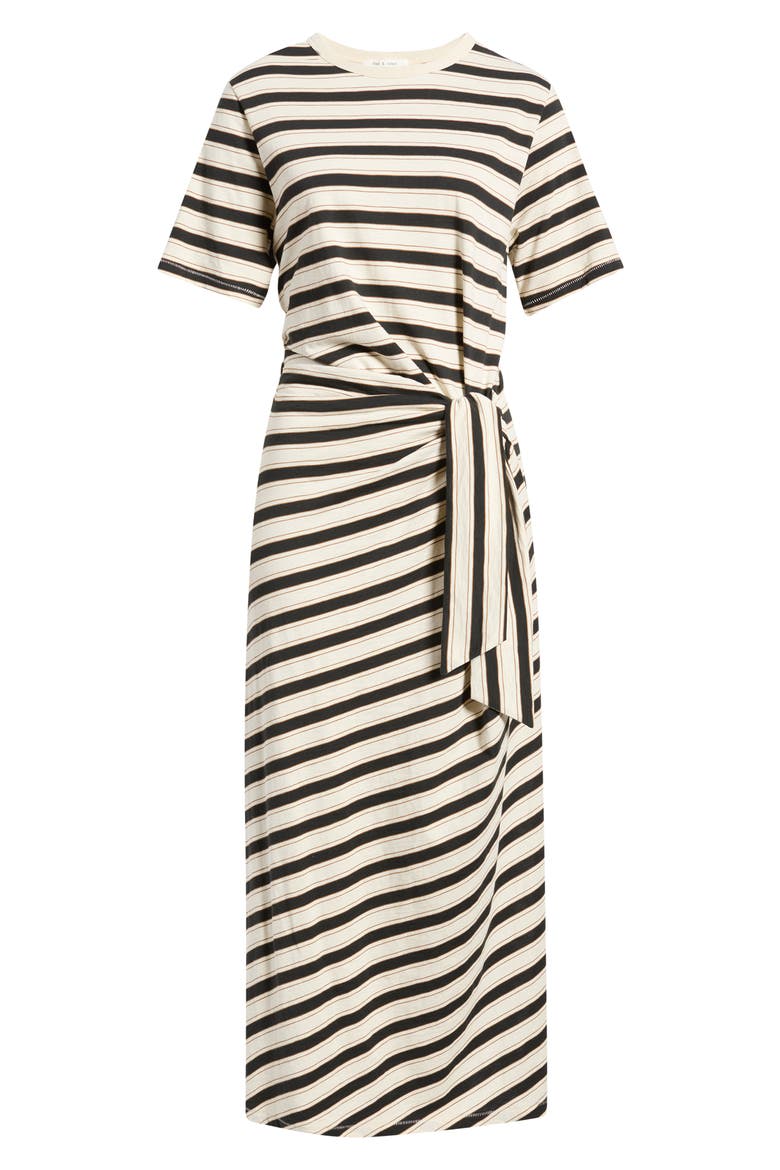 The Slub Stripe T-Shirt Maxi Dress