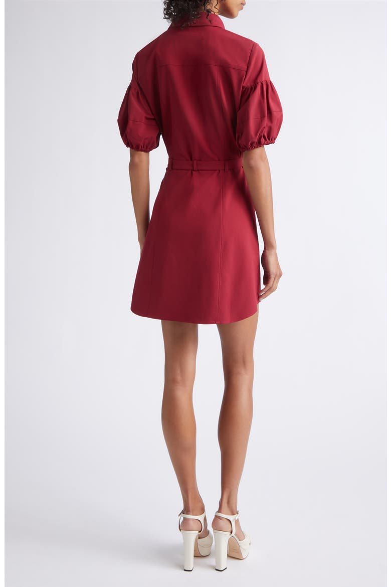 Norel Puff Sleeve Shirtdress