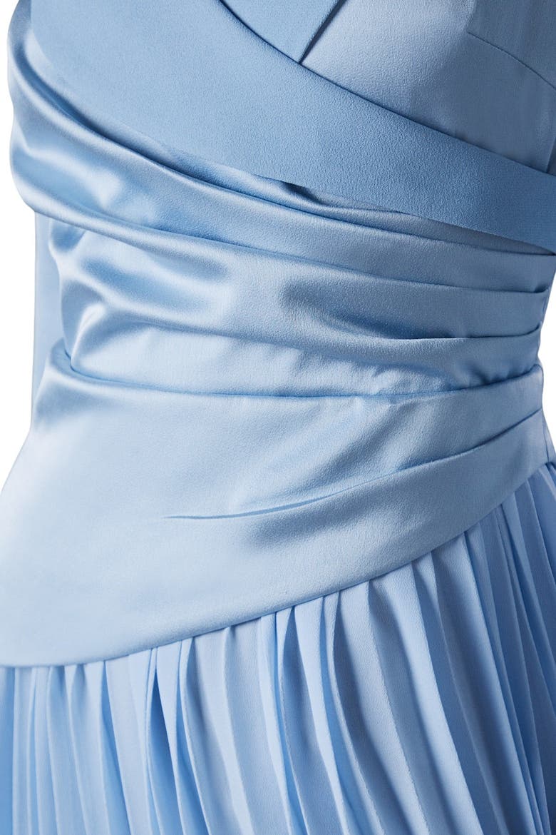 Tailored Pleat Skirt Midi Dress
