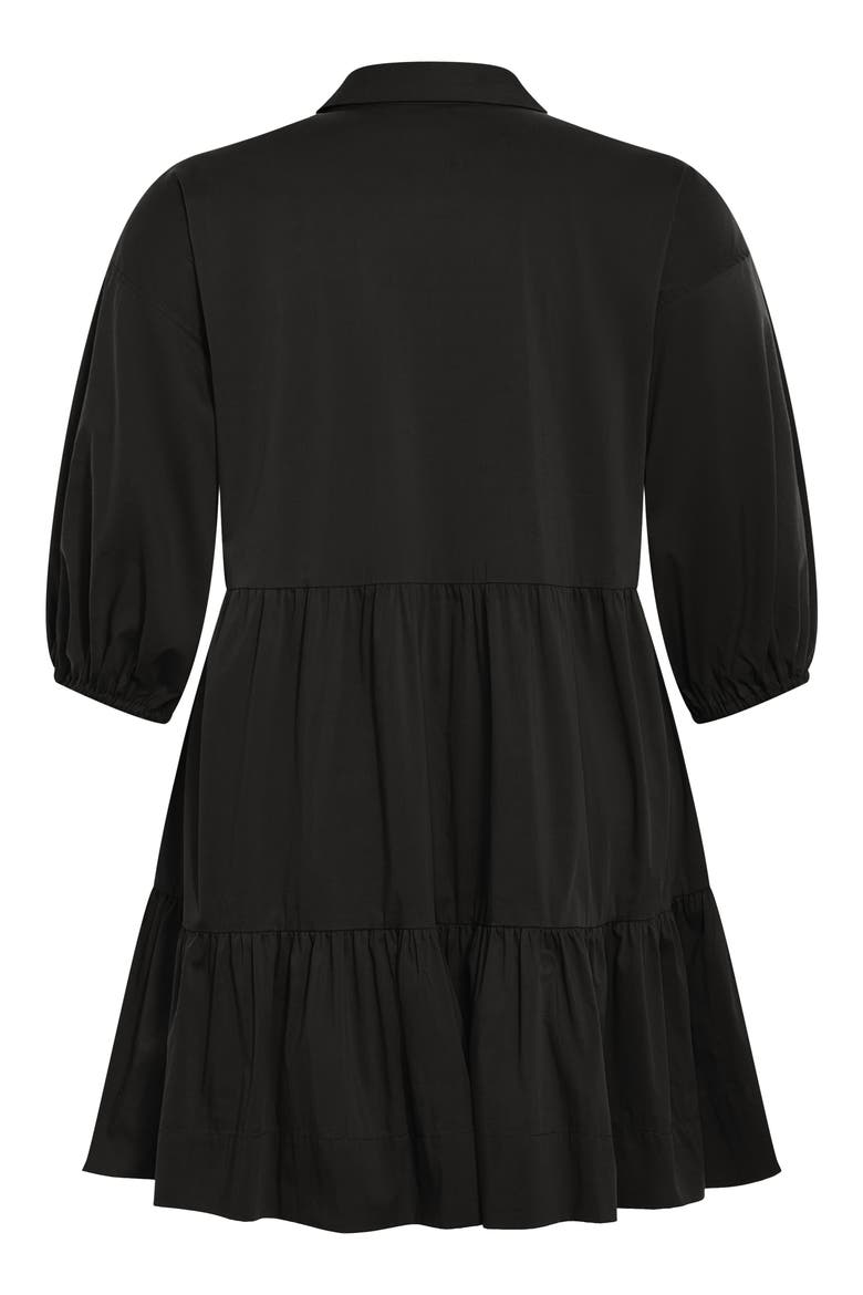 Vanessa Tiered Shirtdress