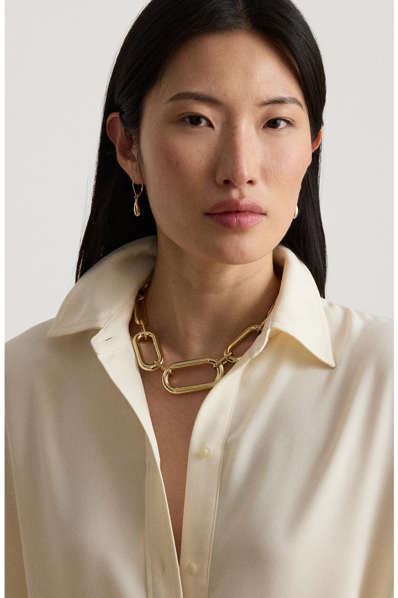 Georgette Midi Shirtdress